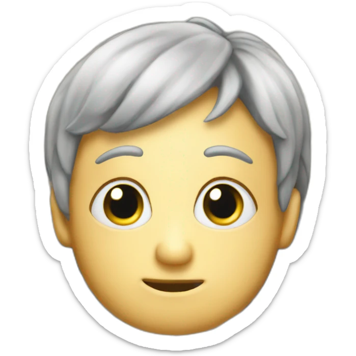 Book with face sticker