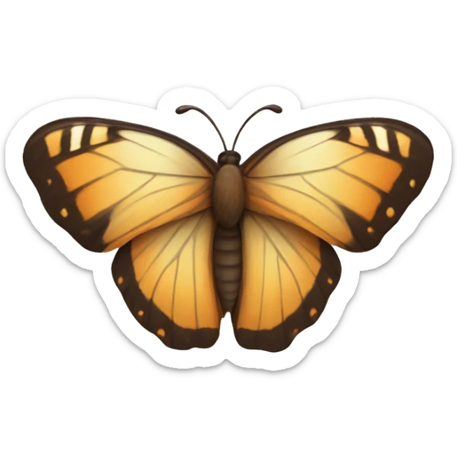 Butterfly sticker