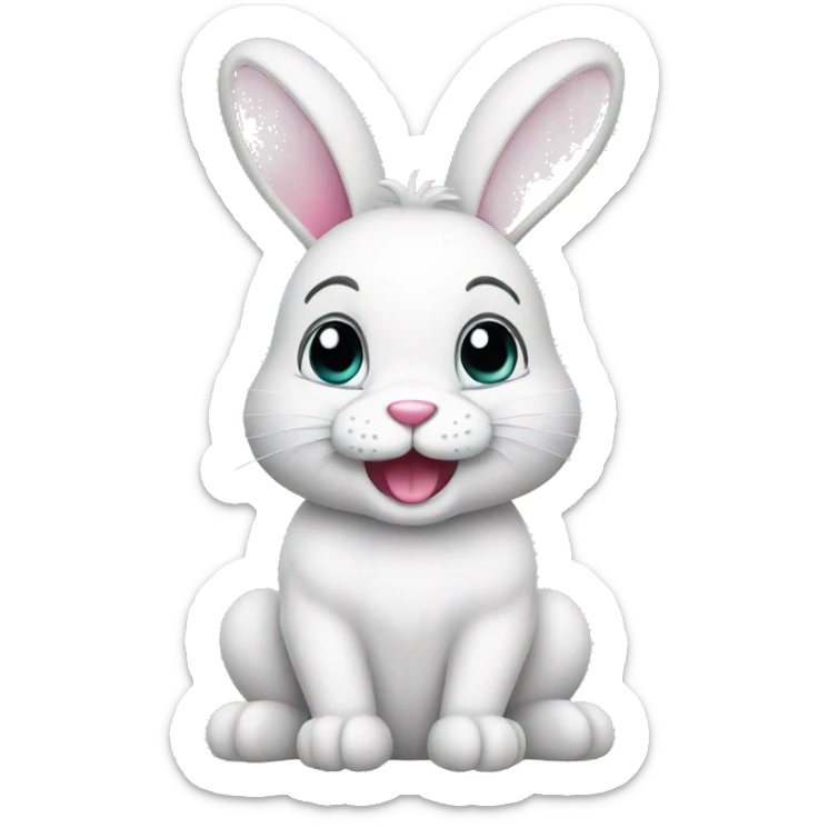 easter bunny sticker