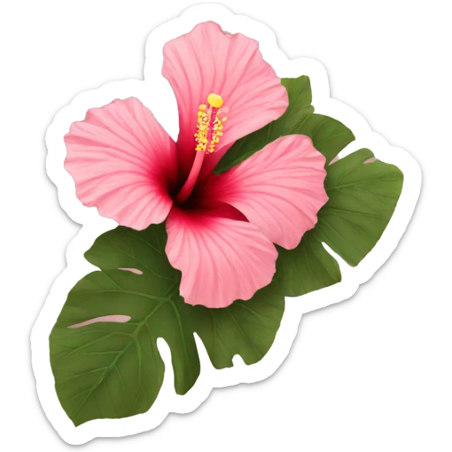hibiscus sticker