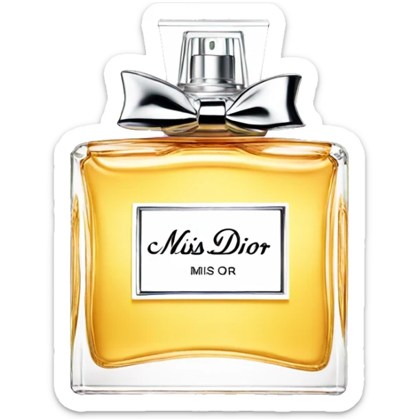 Miss dior perfume sticker