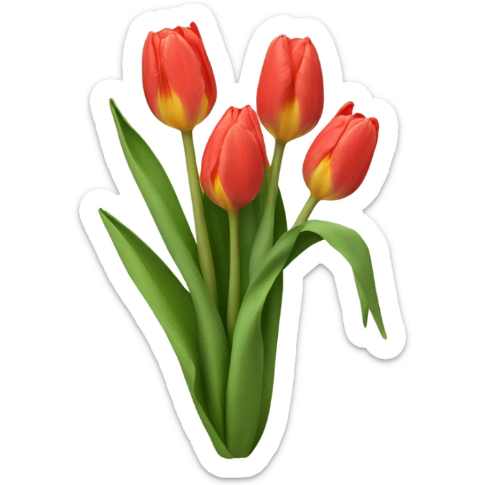Tulips sticker
