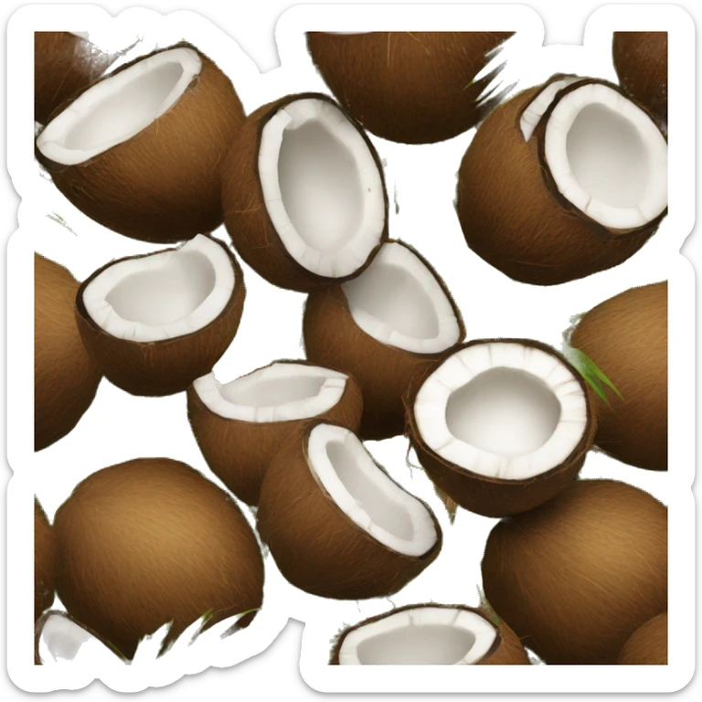 Coconut sticker