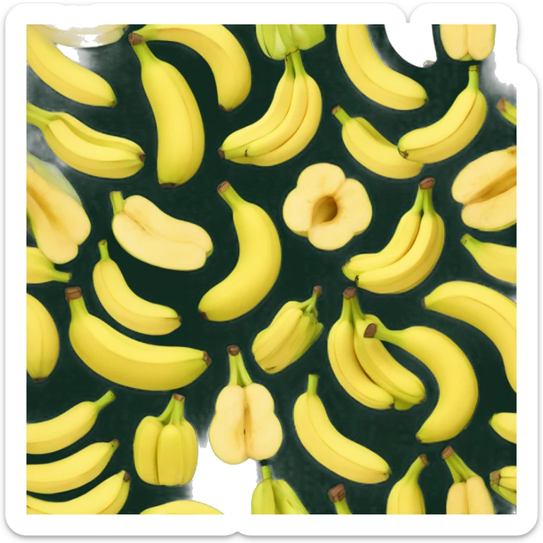 fait moi une banane avec un visage ,quel est l’air vivante   sticker