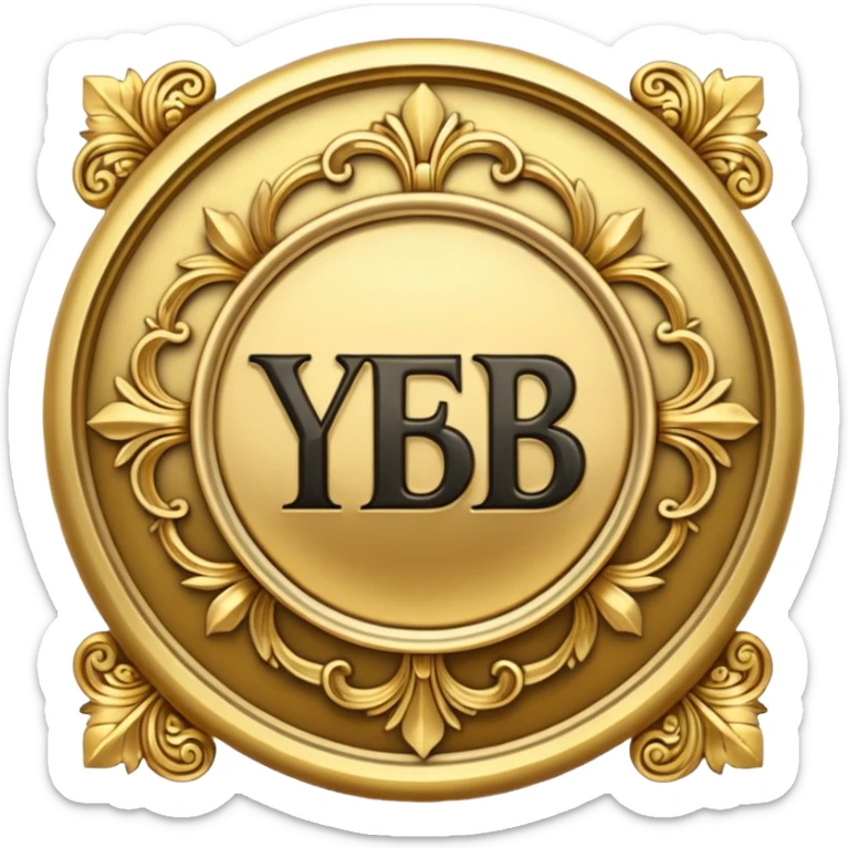 YFB is the name of our group I want it to relate to money and rich life sticker