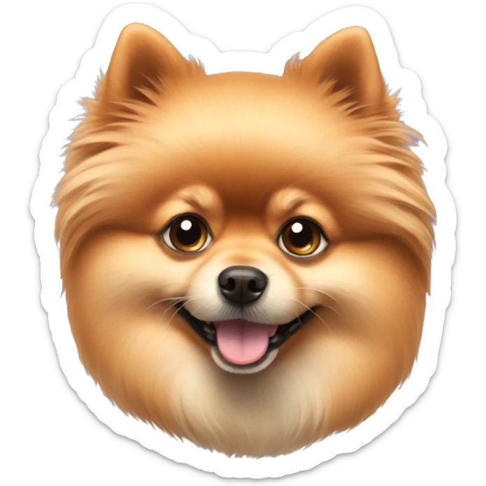 Pomeranian dog sticker