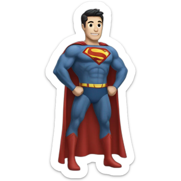 Super man sticker