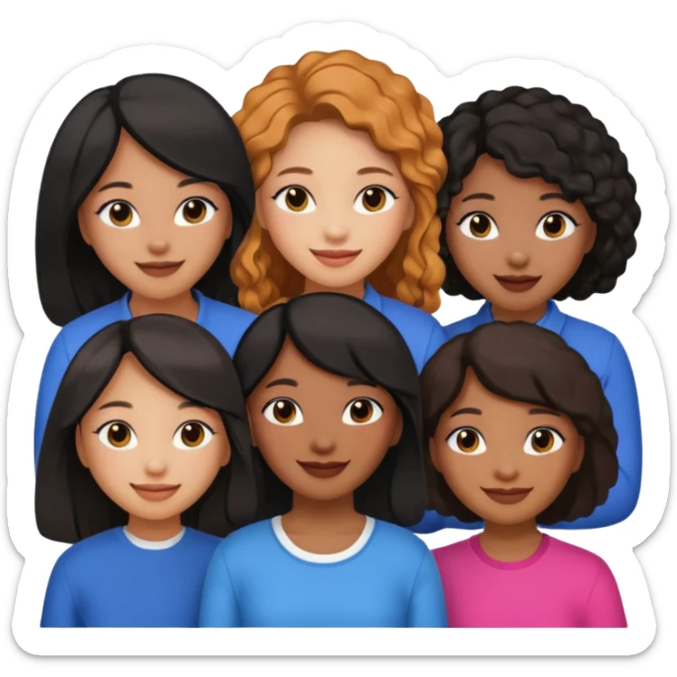 Katseye music group 6 members all girl 2 black girl 1 korean sticker