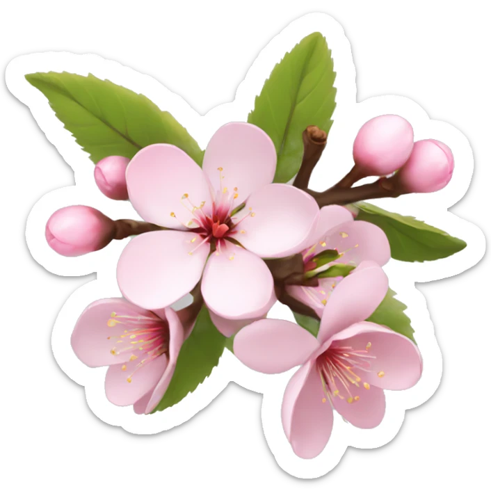cherry blossom sticker