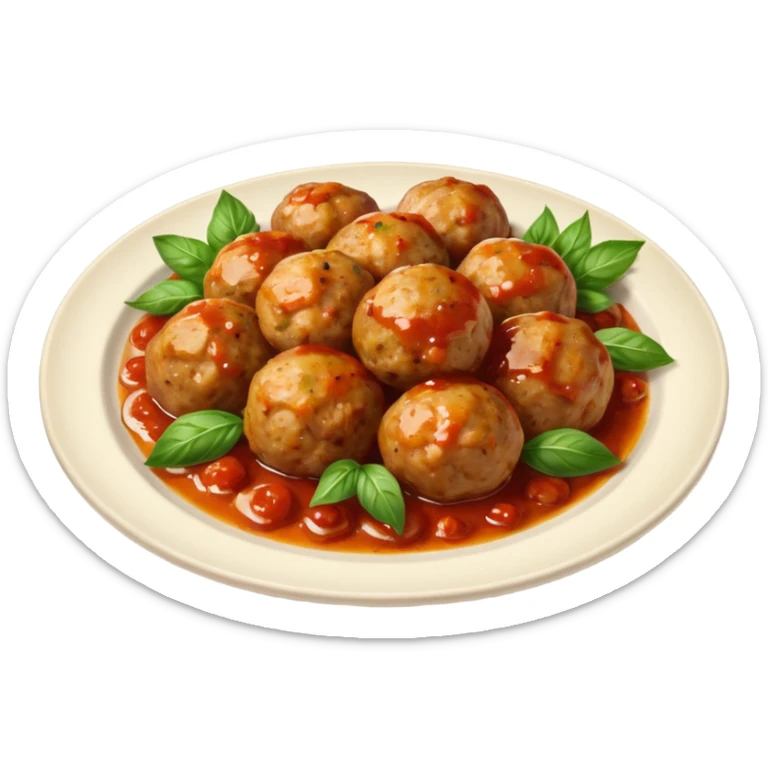 Polpette di tacchino al forno sticker