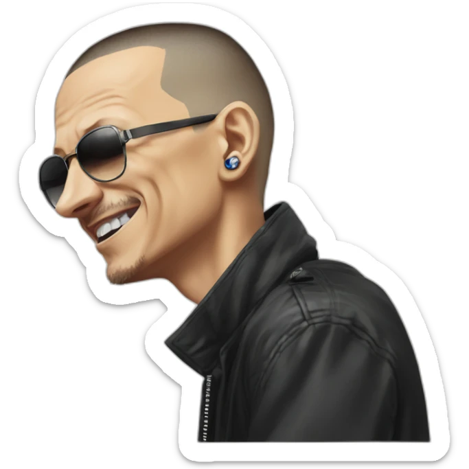 chester bennington sticker