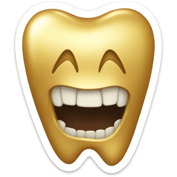 Gold Tooth  sticker