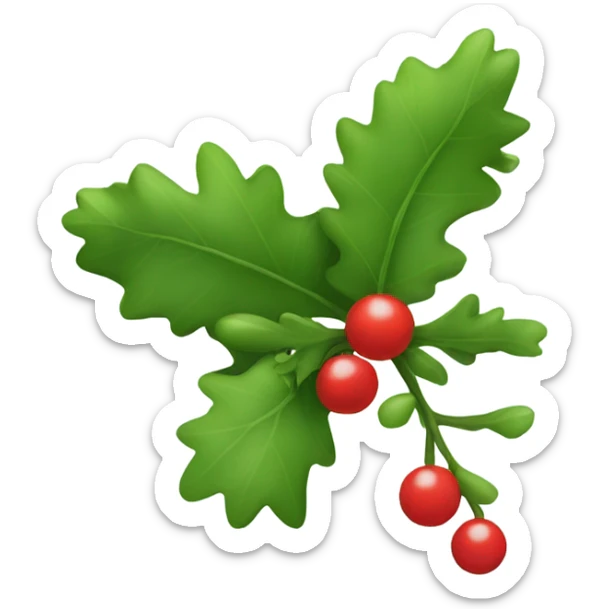 Mistletoe sticker