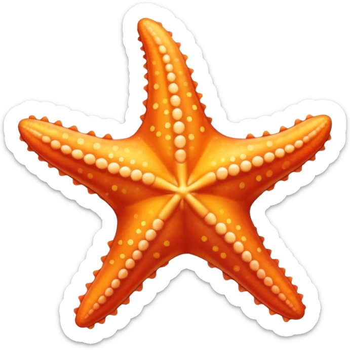 Starfish sticker