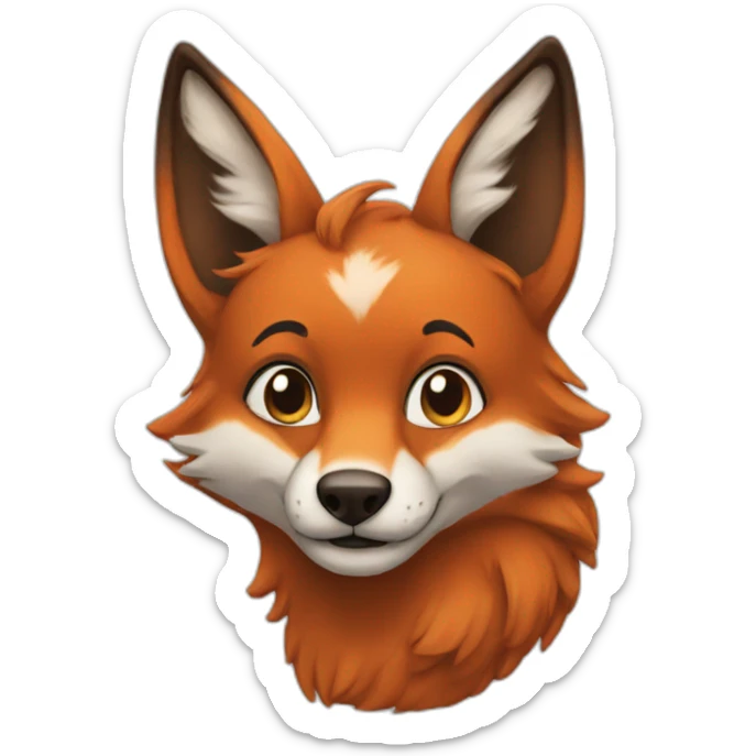 Renard sticker