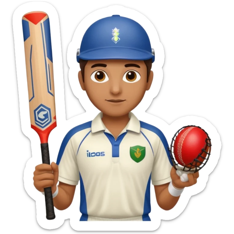 Abdulla cricket sticker