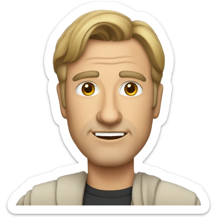 Create an emoji of Gary Keller in the style of Star Wars.  sticker