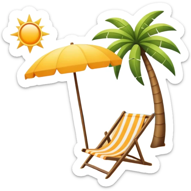 Beach sticker