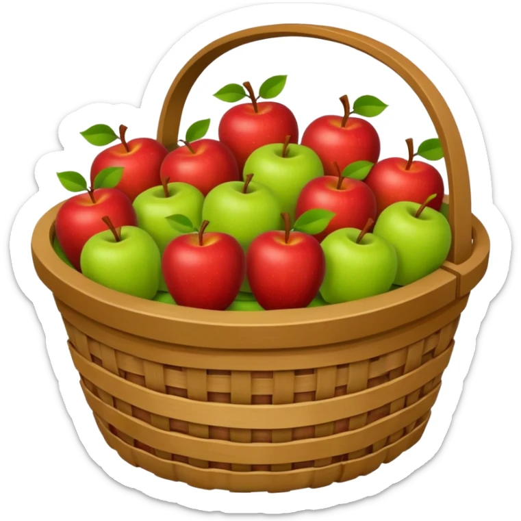 Apple Basket sticker