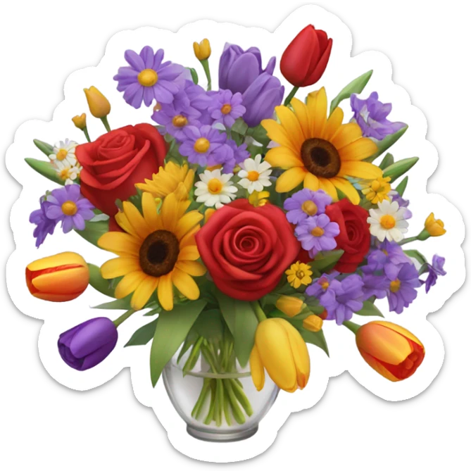 Flowers sticker