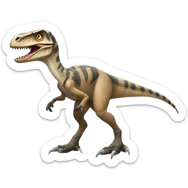 Velociraptor sticker