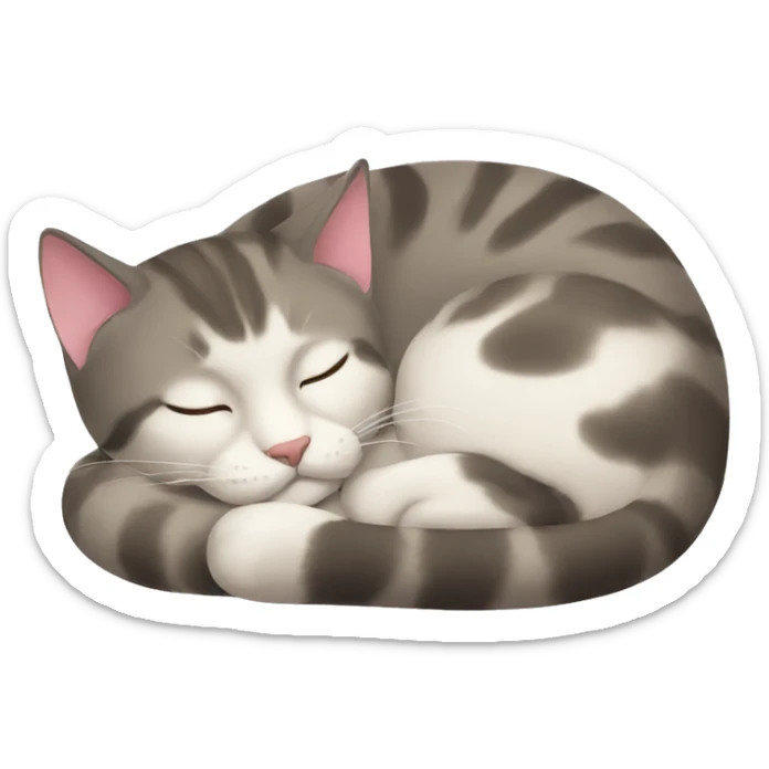 CAT SLEEPING sticker