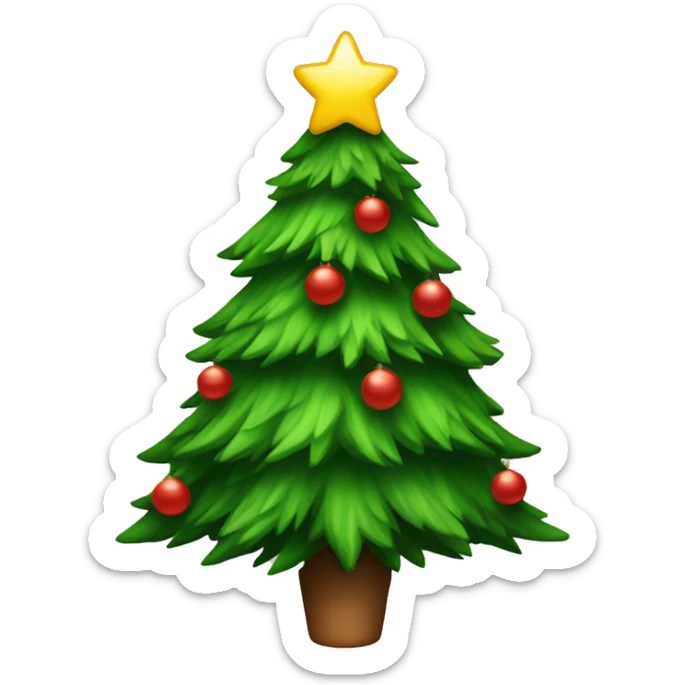  Christmas tree sticker