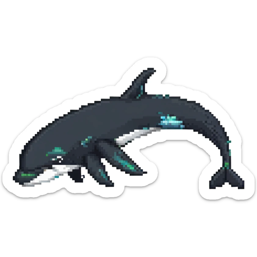 orca whale sticker