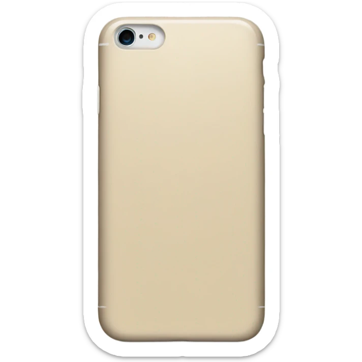 Beige iPhone sticker