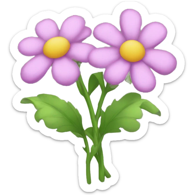 Flowers sticker