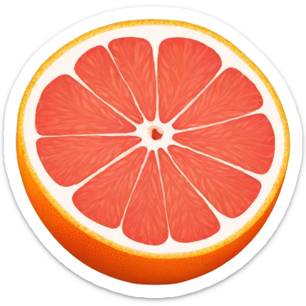  grapefruit sticker
