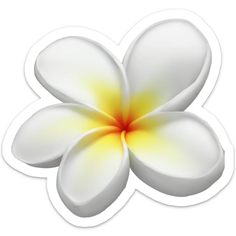 Frangipani  sticker