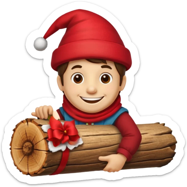 look for tio de nadal in catalan tradition and make an emoji out of it sticker