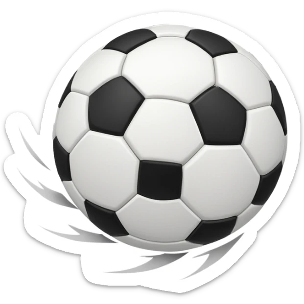 combine the football soccer ball emoji with the wind emoji sticker