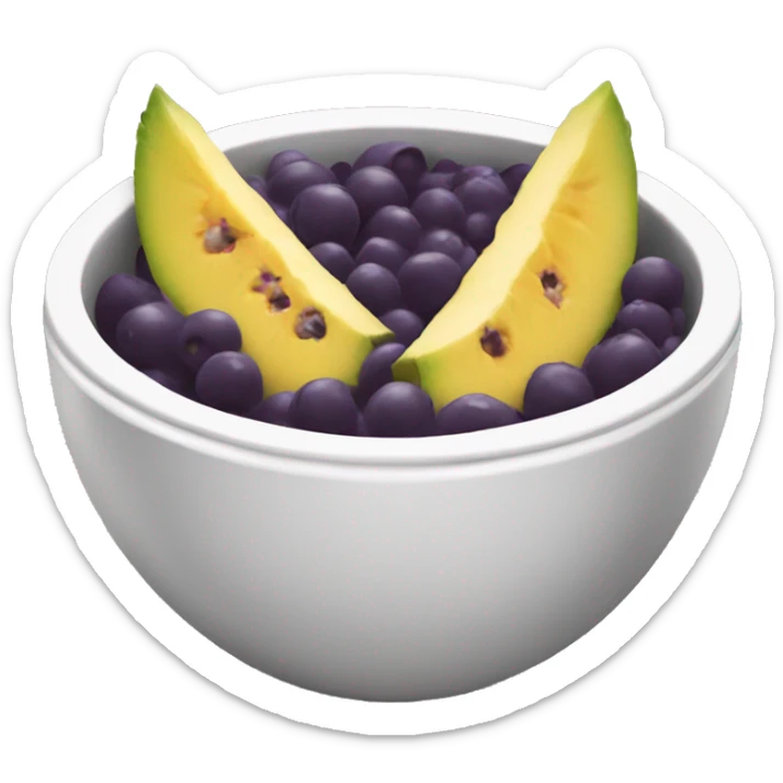 Acai bowl sticker