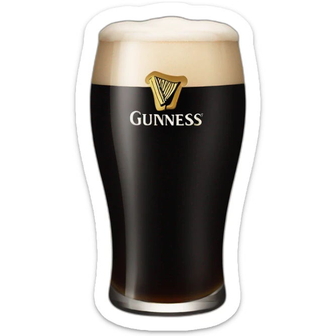 guinness sticker