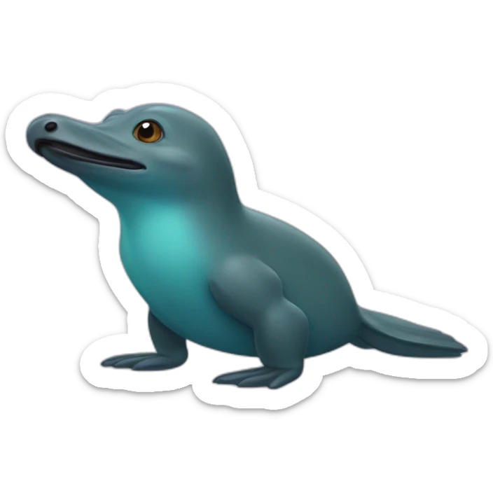 Platypus sticker