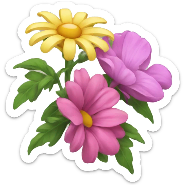 Flowers sticker
