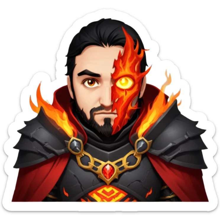 Volcanic Warlock sticker