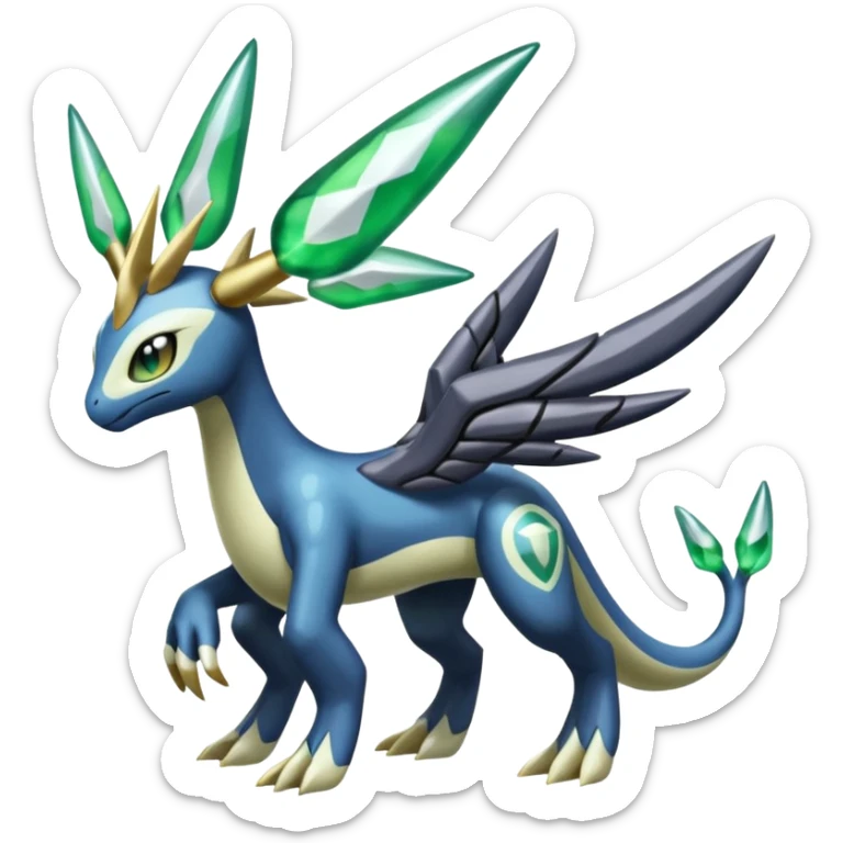 Meloetta-Zygarde-Cresselia-Palkia-Dialga-Electrike-Manectric-Fakémon-fusion, full body sticker
