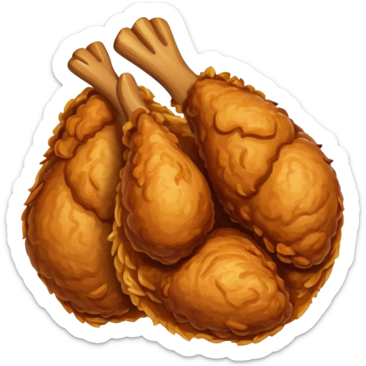  fried chicken sticker