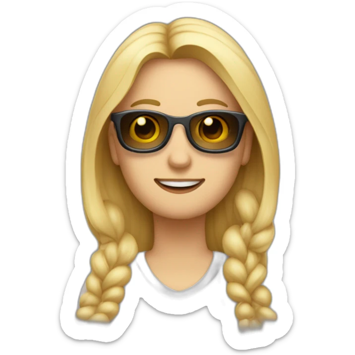 Familia 3 personas Papá gafas y barba, mamá gordita rubia , hijo moreno sticker