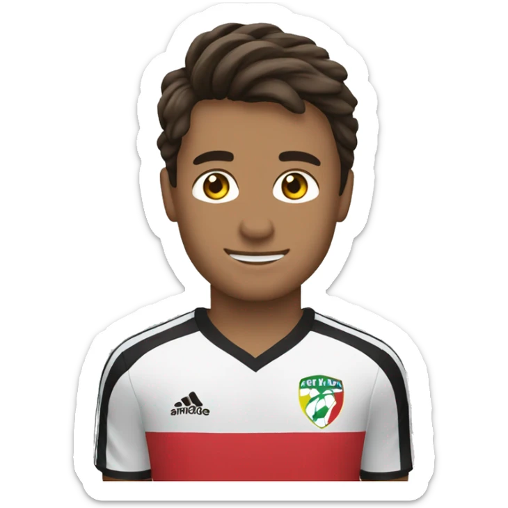 Toma mi foto de perfil y crea emojis sobre soccer sticker