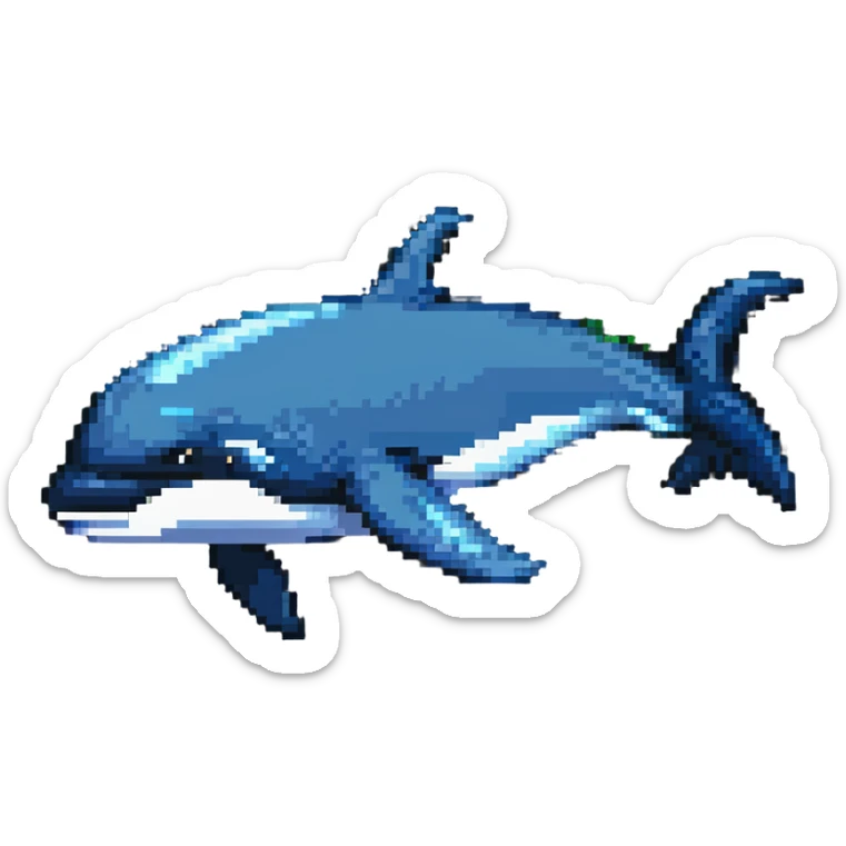 Shamu orca whale sticker