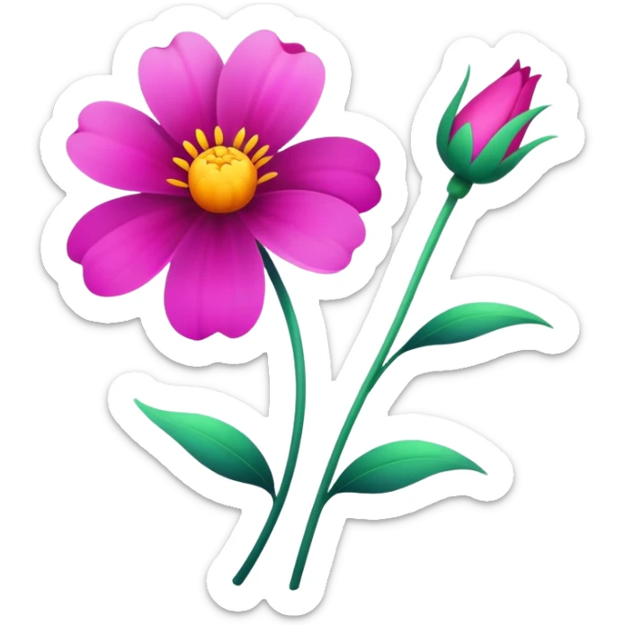 flower sticker
