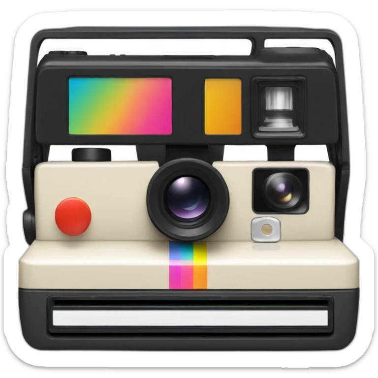 polaroid now camera sticker