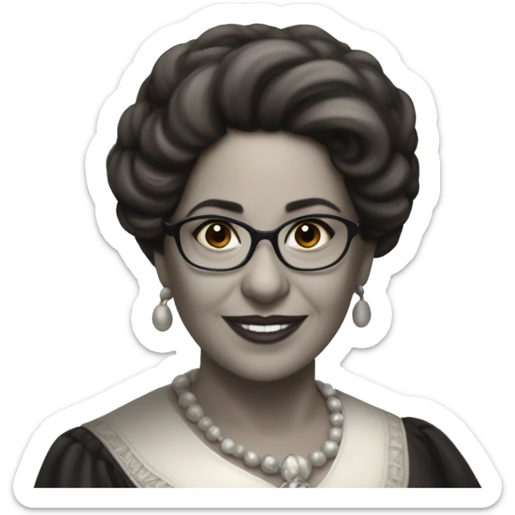 Lola Rodríguez de Tió was the first Puerto Rican-born woman poet to establish herself a reputation as a great poet throughout all of Latin America sticker