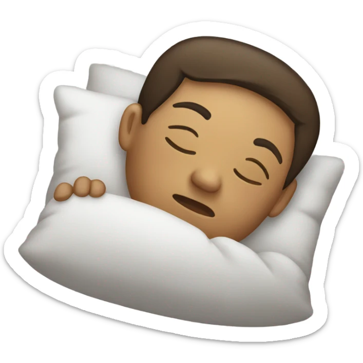 Sleeping sticker