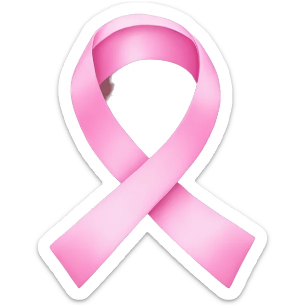 pink ribbon sticker