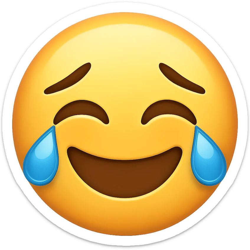 emoji representing the emotion of 'nostaljoy', a creative blend of, remove background sticker